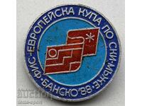 1259 Bulgaria sign European Ski Cup Men Bansko 1988.