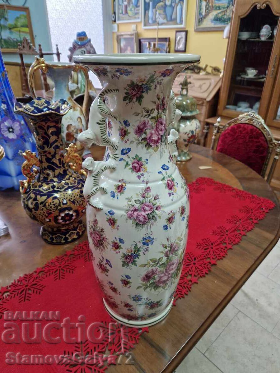 Unique large porcelain Belgian vase - 5 Unique large porcelain Belgian vase - 5