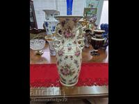 Unique large porcelain Belgian vase