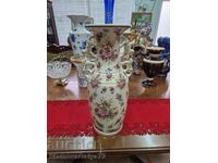 Unique large porcelain Belgian vase