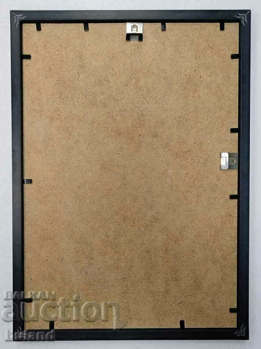 High quality portrait of General Hristo Lukov in a frame with price 24.99 BGN | € 12.78