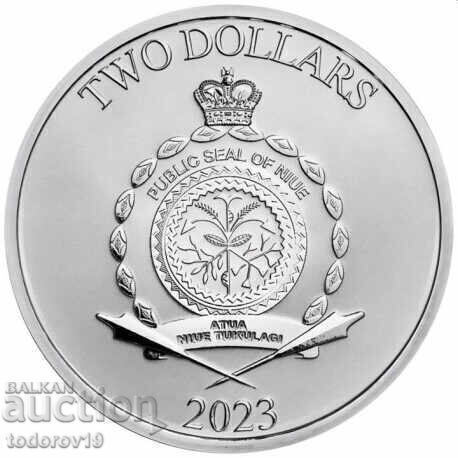 Silver 1 oz Robocop 2024 Edge Fiji Colored with price 159.99 BGN | € 81.80 Silver 1 oz Robocop 2024 Edge Fiji Colored with price 159.99 BGN | € 81.80