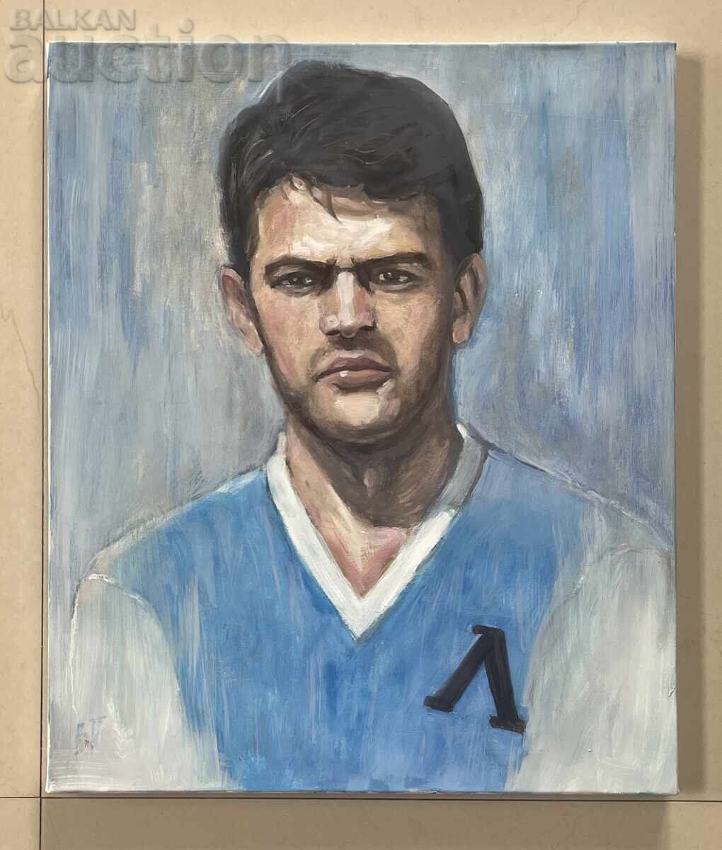 Venelin Petrov painting - Portrait of Georgi Asparuhov Gundi