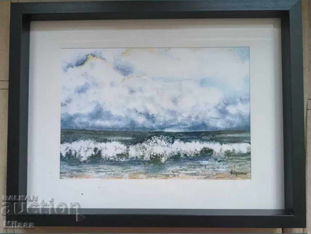 Original painting - dry pastel and watercolor Original painting - dry pastel and watercolor
