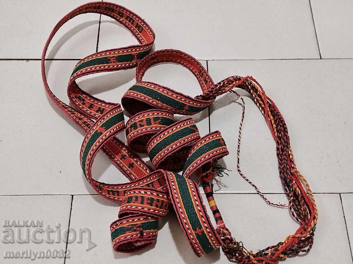Old hand-woven belt 3.20 meters belt costume belt with price 116.00 BGN | € 59.31 Old hand-woven belt 3.20 meters belt costume belt with price 116.00 BGN | € 59.31
