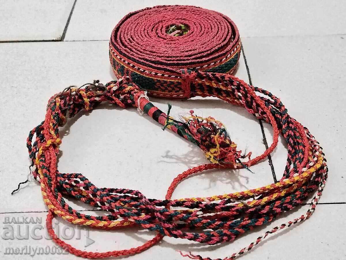 Auction Old hand-woven belt 3.20 meters belt costume belt Auction Old hand-woven belt 3.20 meters belt costume belt