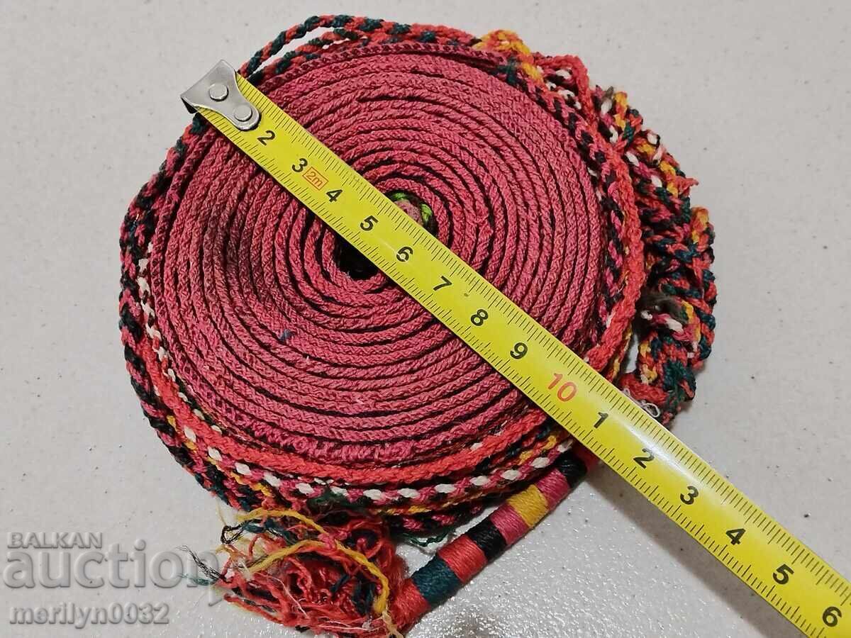 Old hand-woven belt 3.20 meters belt costume belt - 7 Old hand-woven belt 3.20 meters belt costume belt - 7
