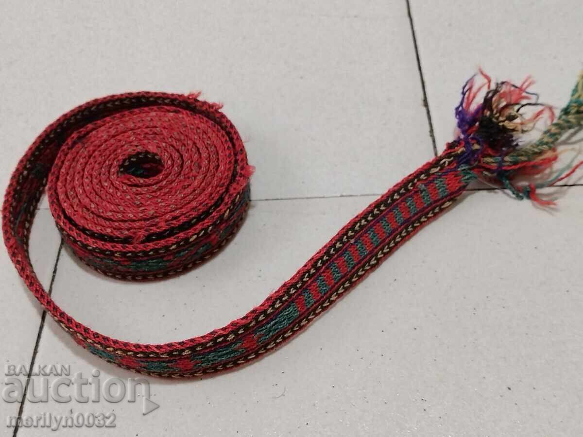 Old hand-knitted belt 1.80 meters belt costume belt - 7 Old hand-knitted belt 1.80 meters belt costume belt - 7