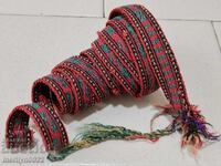 Old hand-knitted belt 1.80 meters belt costume belt