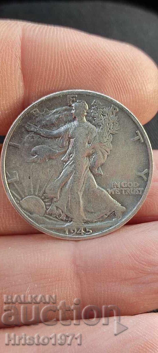 1945 Jumătate de dolar 1945 Jumătate de dolar