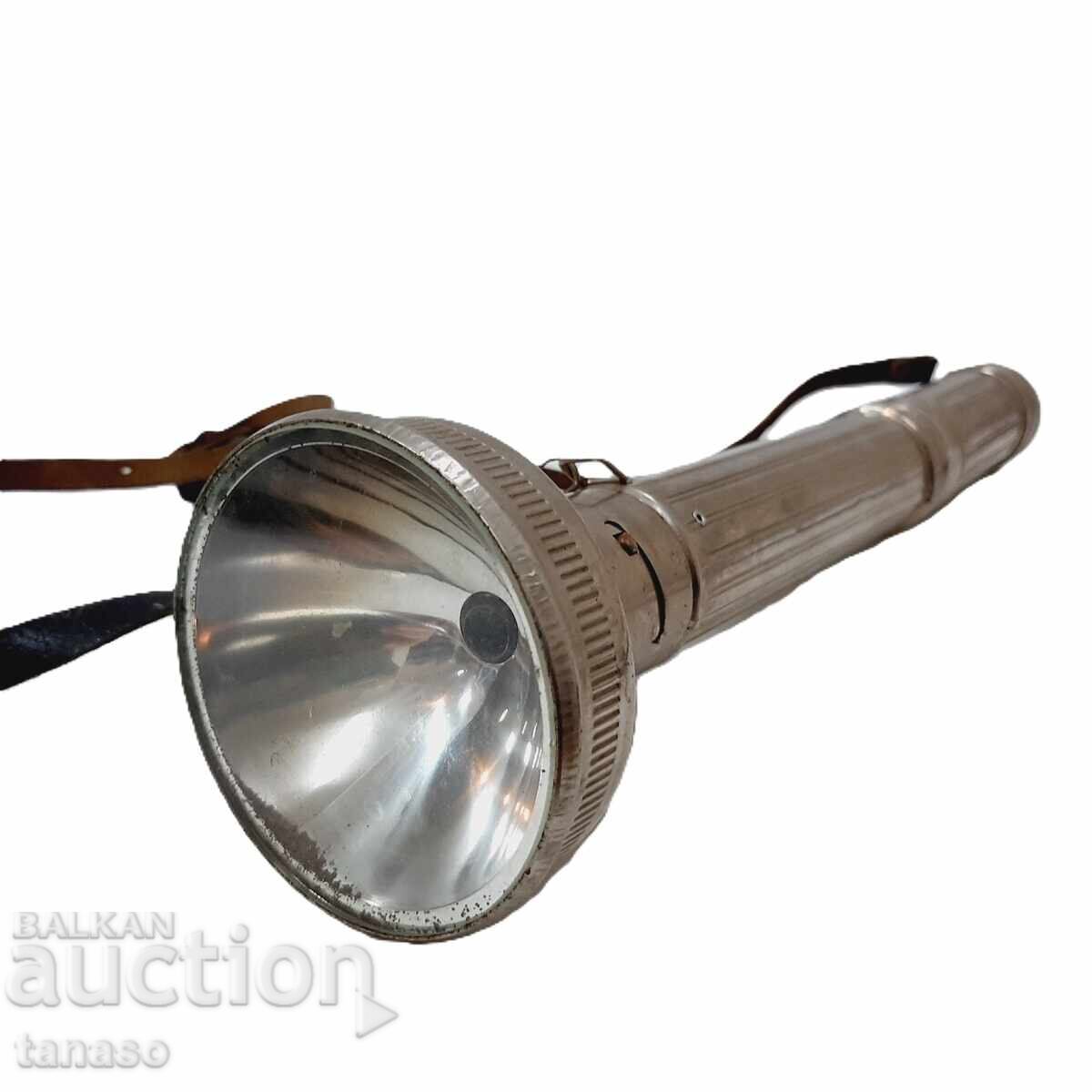 Auction Old metal spotlight, lantern (7.3) Auction Old metal spotlight, lantern (7.3)