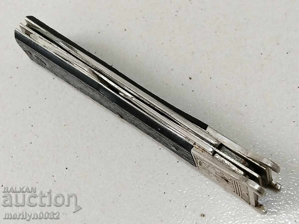 Παράδοση Παλιό ΕΣΣΔ Ρωσικό κυνηγετικό μαχαίρι χωρίς μαχαίρι, τσεκ Παράδοση Παλιό ΕΣΣΔ Ρωσικό κυνηγετικό μαχαίρι χωρίς μαχαίρι, τσεκ