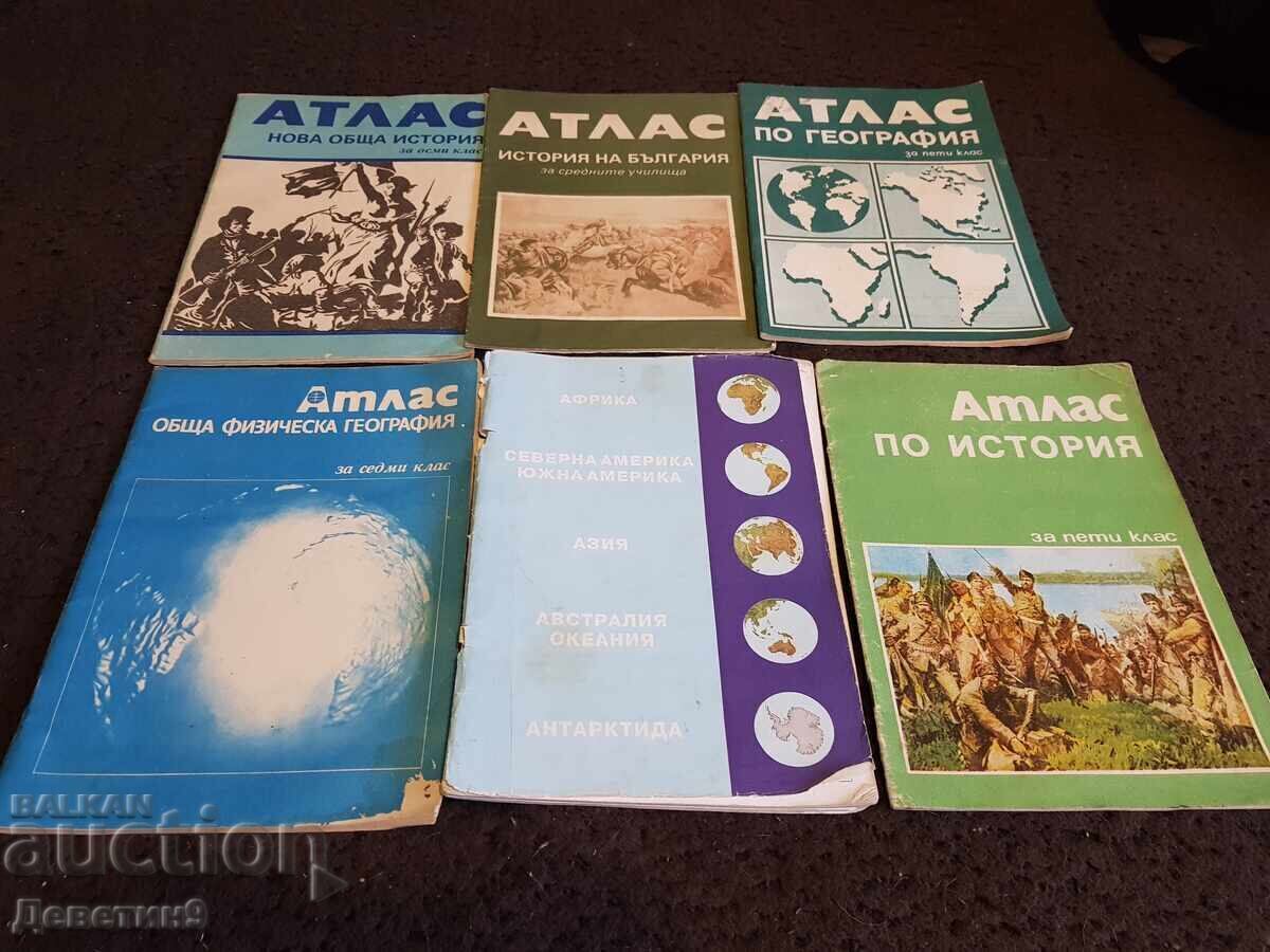 Delivery of Collection "Old Educational Atlases" - 17 pcs. Delivery of Collection "Old Educational Atlases" - 17 pcs.