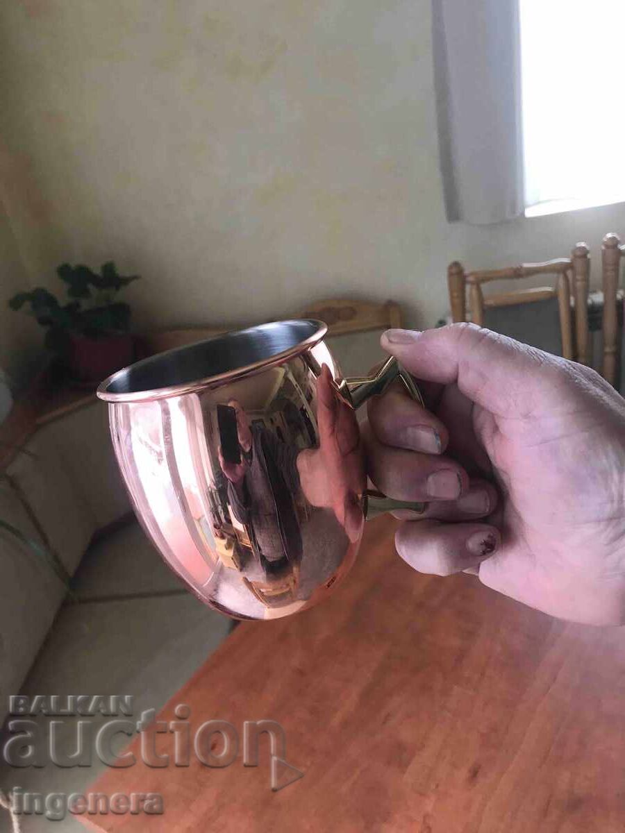 STAINLESS STEEL METAL CUP 500 ML NEW! with price 18.00 BGN | € 9.20 STAINLESS STEEL METAL CUP 500 ML NEW! with price 18.00 BGN | € 9.20