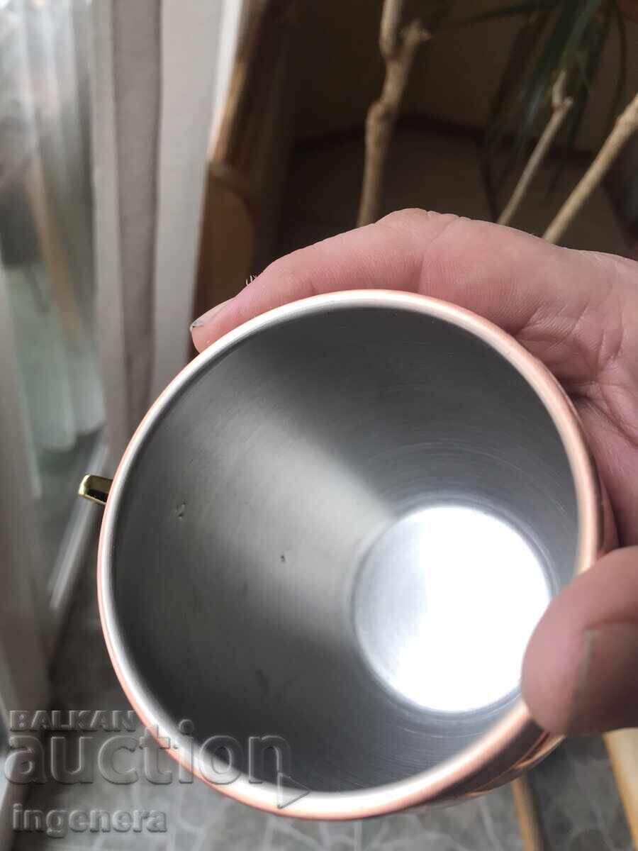 STAINLESS STEEL METAL CUP 500 ML NEW! - 6 STAINLESS STEEL METAL CUP 500 ML NEW! - 6