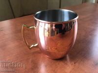 STAINLESS STEEL METAL CUP 500 ML NEW!