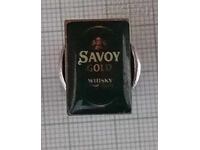 SAVOY GOLD WHISKEY LOGO BADGE PIN