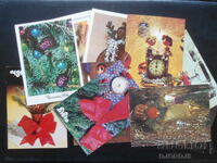 Old Bulgarian New Year cards, 10 pieces