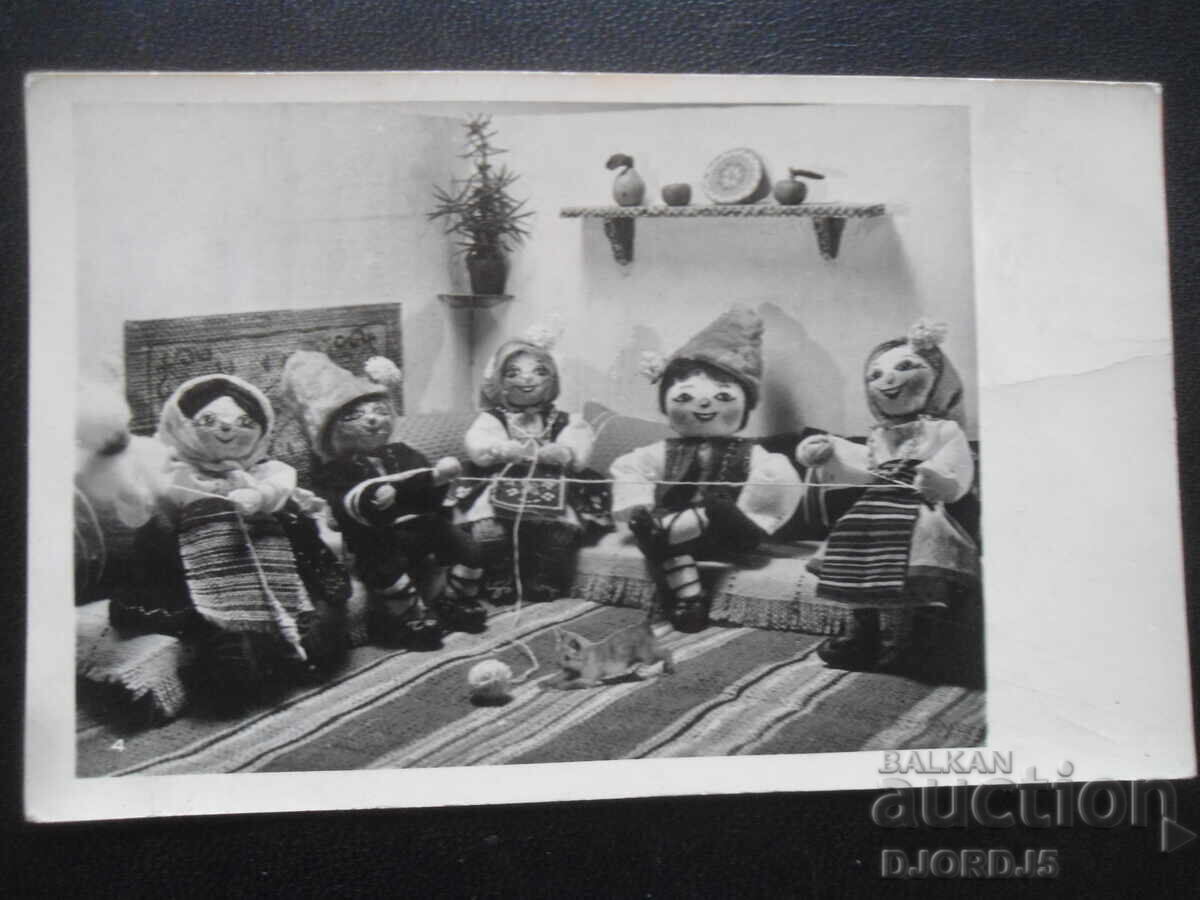 Old Bulgarian New Year cards, 10 pieces - 5 Old Bulgarian New Year cards, 10 pieces - 5