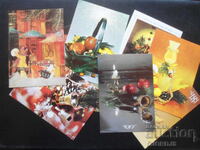 Old Bulgarian New Year cards, 10 pieces