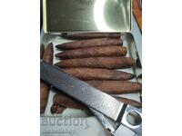 Solingen cigar cutter + gift metal cigarette case