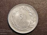 1973 year 50 kuruş Turkey