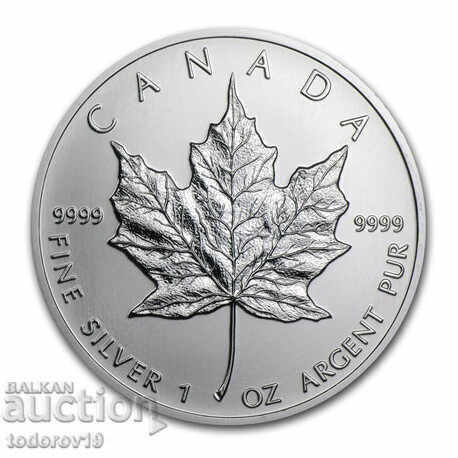 1 oz Silver Maple Leaf - 2001 1 oz Silver Maple Leaf - 2001