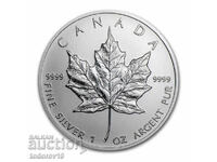 1 oz Silver Maple Leaf - 2001