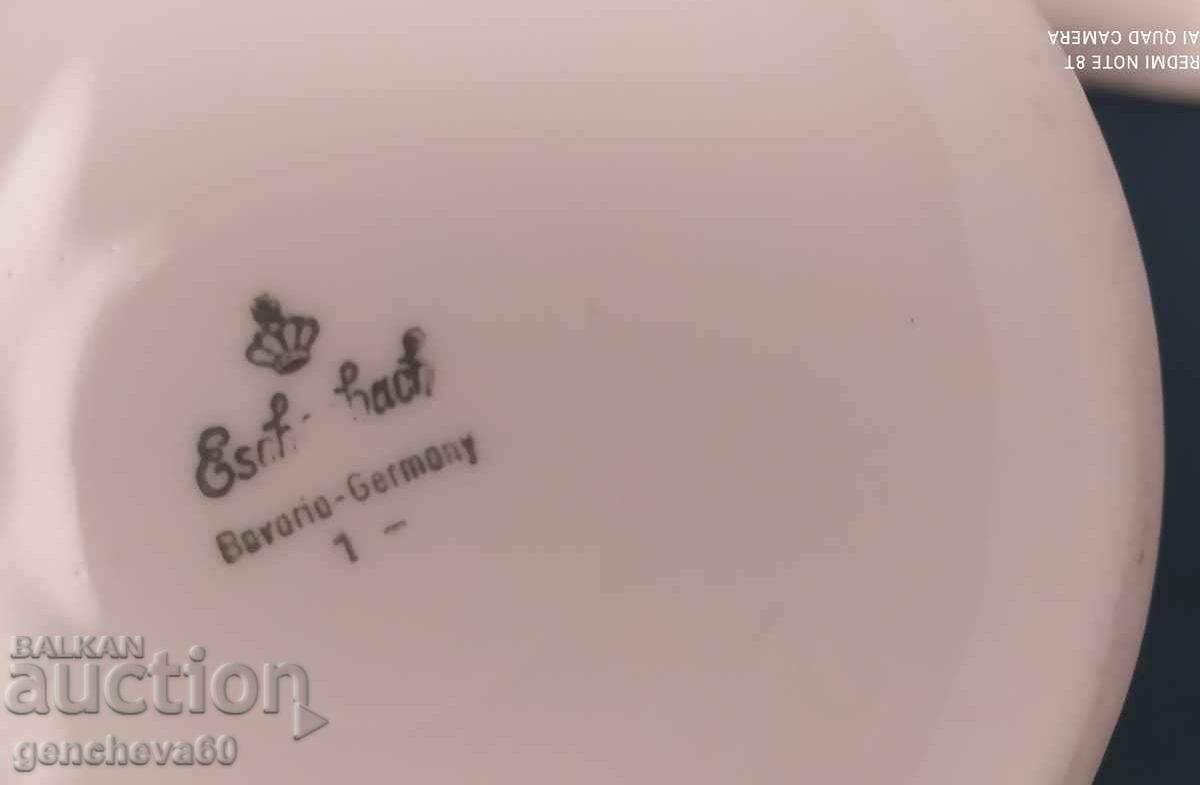 Πορσελάνινο βάζο με ζωγραφισμένα λουλούδια Eschenbach - 6 Πορσελάνινο βάζο με ζωγραφισμένα λουλούδια Eschenbach - 6