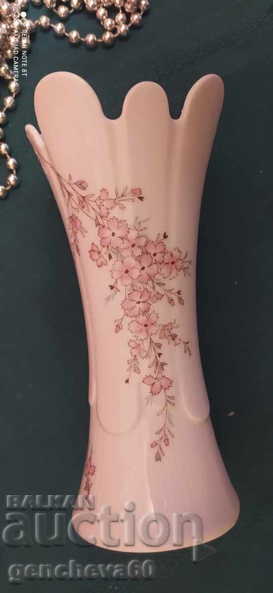 Porcelain vase painted flowers Eschenbach - 7 Porcelain vase painted flowers Eschenbach - 7