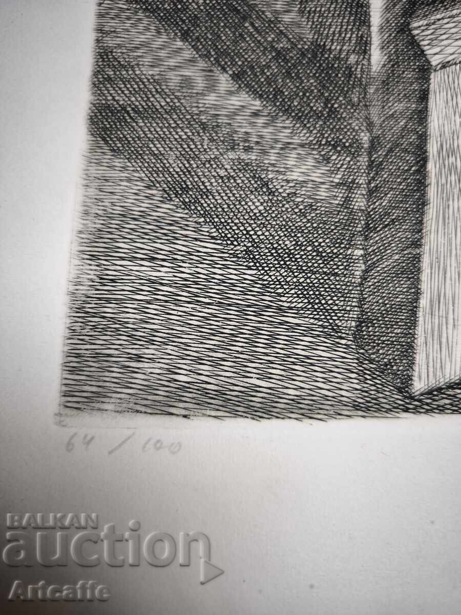 Графичен ХУДОЖНИК Захаров Гъби -Село - 6 Графичен ХУДОЖНИК Захаров Гъби -Село - 6