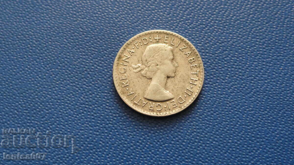 Australia 1963 - 3 pence (m) cu preț 6.60 BGN | € 3.37 Australia 1963 - 3 pence (m) cu preț 6.60 BGN | € 3.37