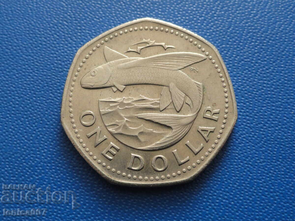 Δημοπρασία Μπαρμπάντος 1973 - 1 δολάριο (m)