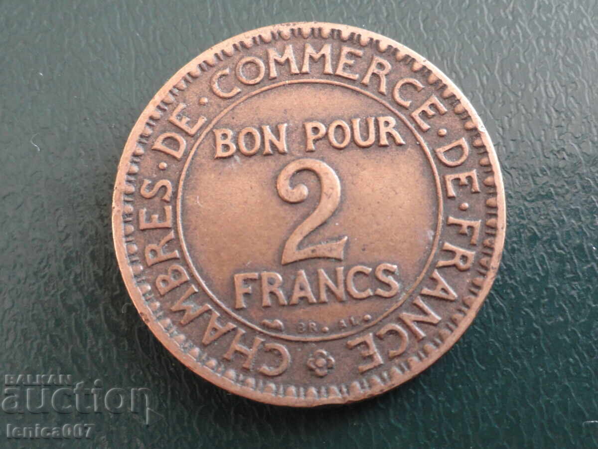 Delivery of France 1925 - 2 francs