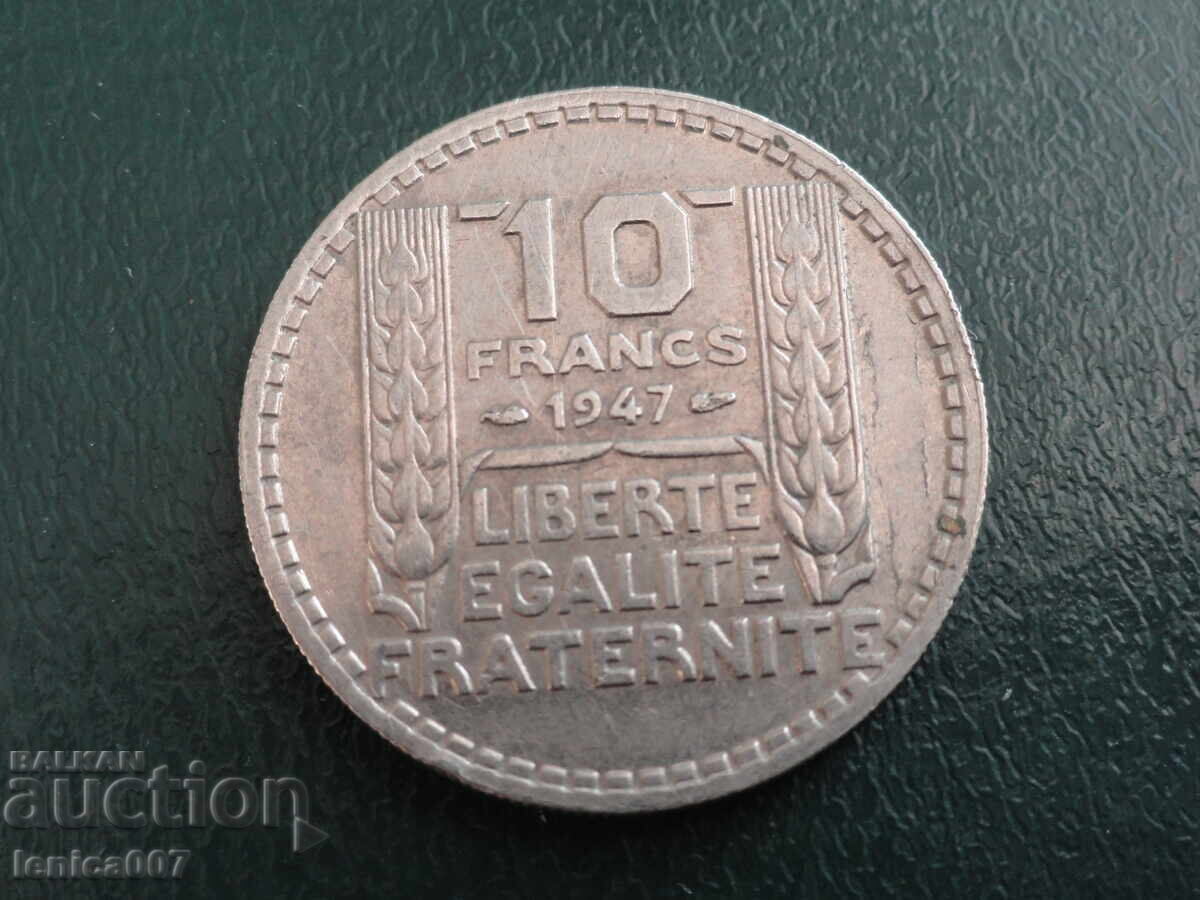 Auction France 1947 - 10 francs Auction France 1947 - 10 francs