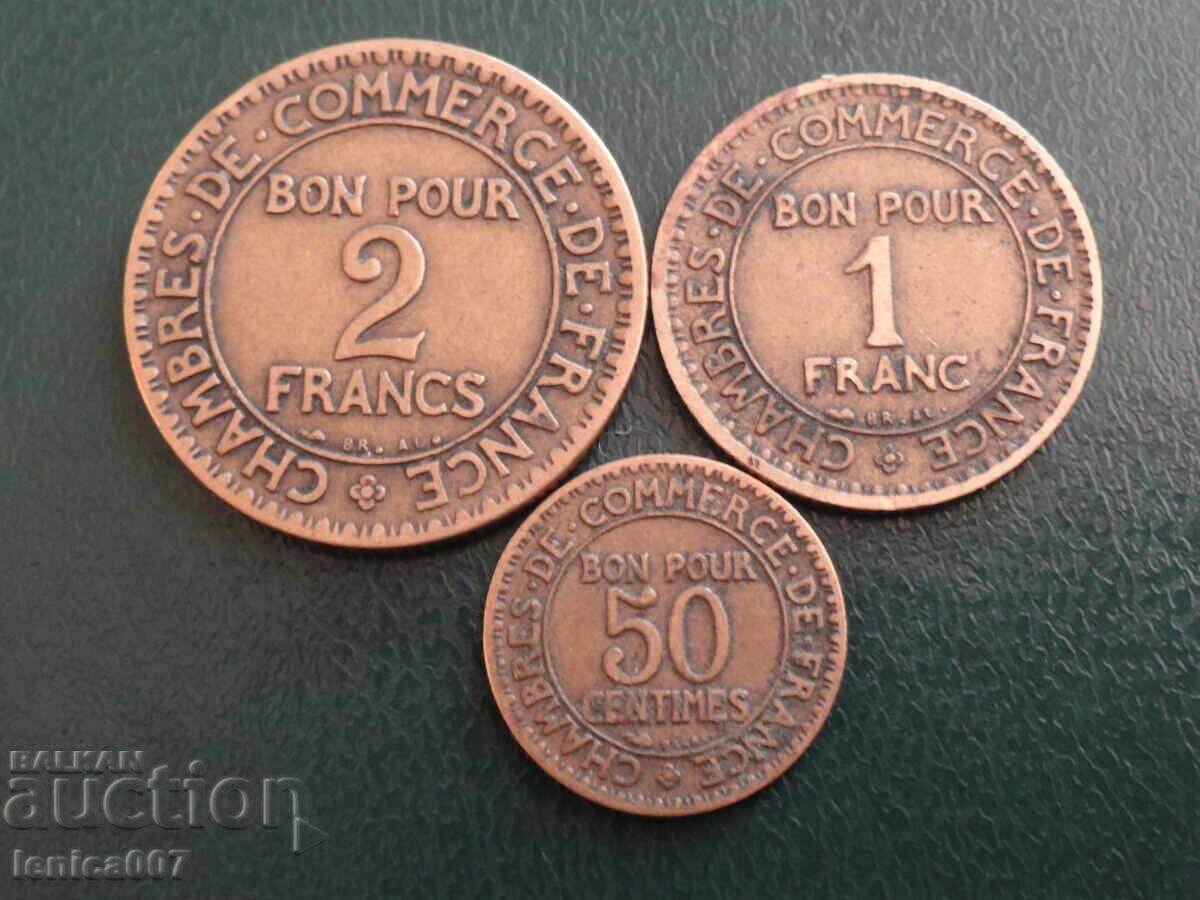 France 1923 - Francs (3 pieces) with price 6.30 BGN | € 3.22 France 1923 - Francs (3 pieces) with price 6.30 BGN | € 3.22