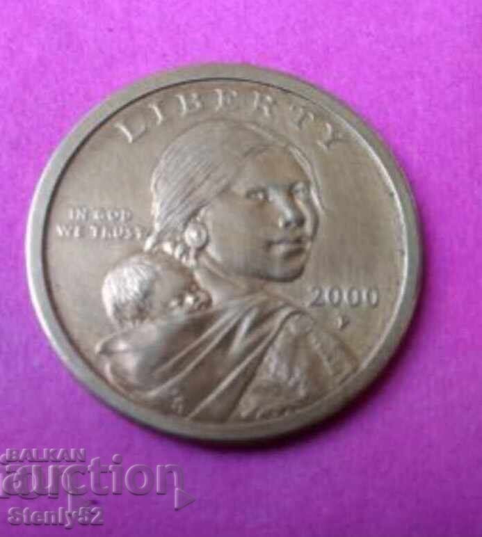 Δημοπρασία Ryadŭk, yubileĭen amerikanski dolar ot 2000 g