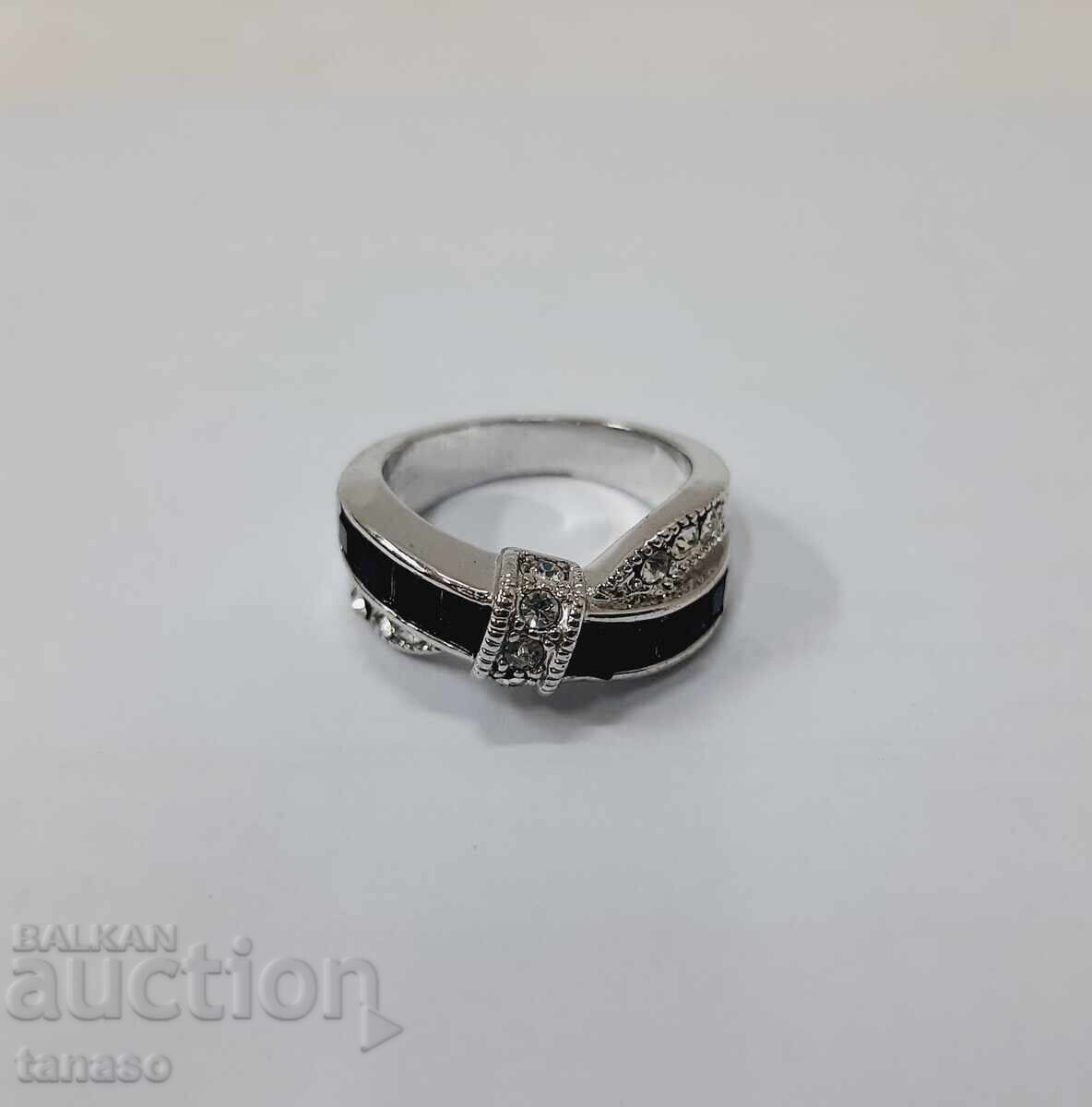 Delivery of Ring with black quartz and zircons Delivery of Ring with black quartz and zircons