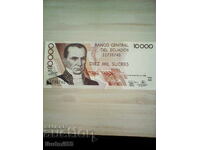 ECUADOR 10.000 SUCRES 1998 - UNC