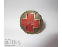 Old Tsarist military cockade Red Cross orderly WWII