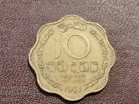 1963 Sri Lanka 10 cenți Ceylon