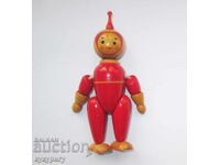 Old Sots children's wooden toy space alien