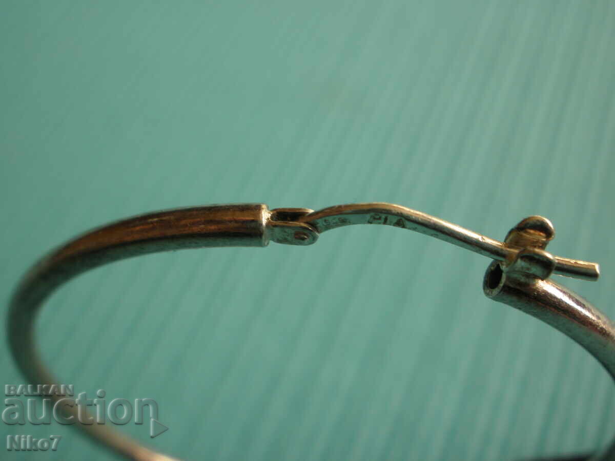 Cercei de argint, spectaculoși, retro. - 6