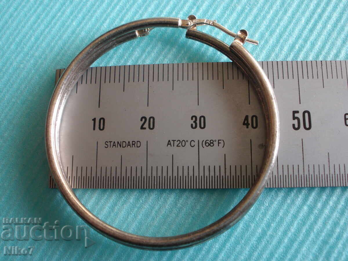 Cercei de argint, spectaculoși, retro. - 7