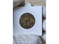 Jeton k.5 d. „Corn de aur”