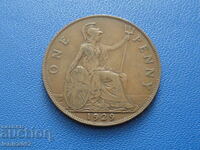 Marea Britanie 1929 - 1 penny (m)