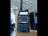 Dual-band radio station, walkie-talkie Baofeng UV 5R, 8W FM, 128