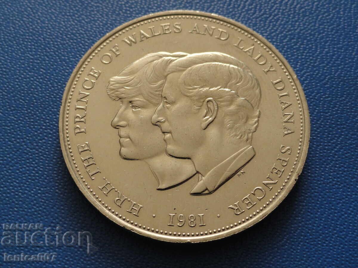 Great Britain 1981 - 25 pence ''Wedding of Prince Charles and l - 5 Great Britain 1981 - 25 pence ''Wedding of Prince Charles and l - 5