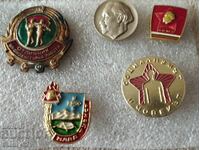 Lot de 5 insigne de la Sotsa NRB