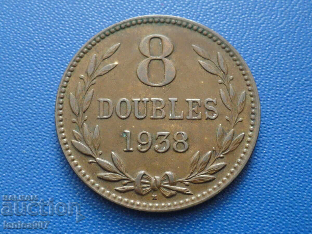 Guernsey 1938 - 8 doubles (m) - 5 Guernsey 1938 - 8 doubles (m) - 5